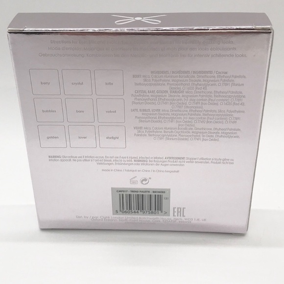 Ciate London trend palette bronzed eyeshadows - Picture 8 of 9